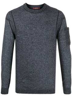 C.P. Company джемпер с линзой и окантовкой в рубчик