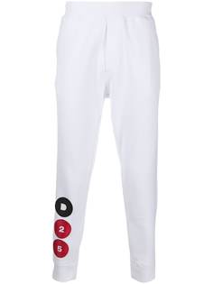 Dsquared2 спортивные брюки с нашивкой-логотипом