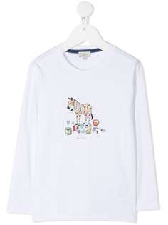 Paul Smith Junior футболка с принтом