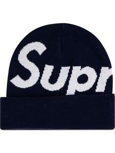 Supreme шапка бини с логотипом