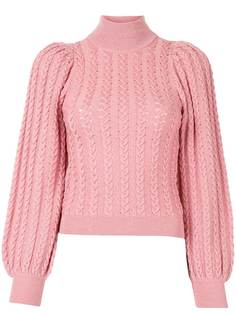 Alice+Olivia джемпер Esme фактурной вязки