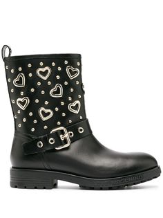 Love Moschino декорированные ботинки
