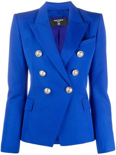 Balmain двубортный блейзер