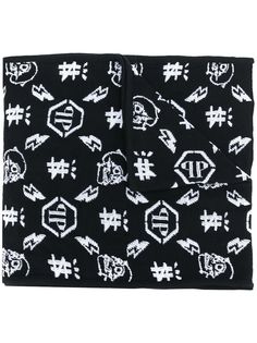 Philipp Plein шарф с монограммой