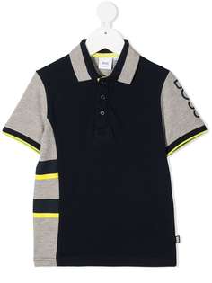 BOSS Kidswear рубашка поло в стиле колор-блок