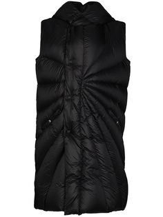 MONCLER + RICK OWENS длинный жилет Porterville из коллаборации с Rick Owens