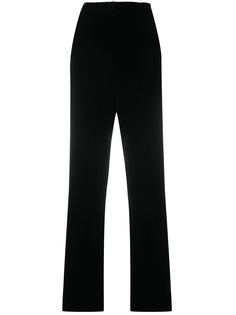 Giorgio Armani бархатные брюки прямого кроя
