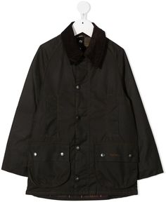 Barbour Kids куртка с воротником