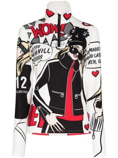 Goldbergh базовый топ с графичным принтом