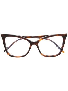 Saint Laurent Eyewear очки в оправе кошачий глаз
