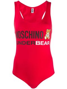 Moschino боди Underbear без рукавов