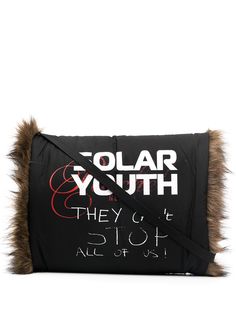 Raf Simons муфта Solar Youth с искусственным мехом