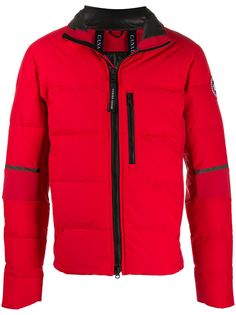 Canada Goose пуховик с высоким воротником и логотипом