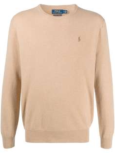 Polo Ralph Lauren кашемировый пуловер с вышитым логотипом
