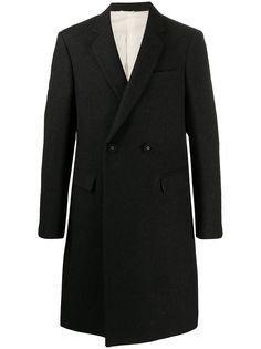 Raf Simons двубортное пальто длины миди