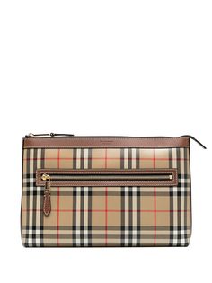 Burberry клатч в клетку Vintage Check