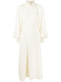 Victoria Beckham платье макси с воротником-хомутом