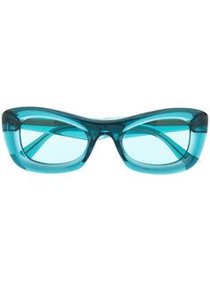 Bottega Veneta Eyewear солнцезащитные очки BV1088S в прямоугольной оправе