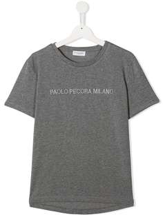 Paolo Pecora Kids футболка с короткими рукавами и логотипом