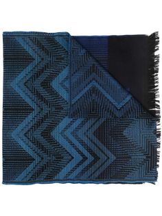 M Missoni шарф с узором шеврон