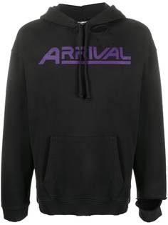 Raf Simons худи Arrival с эффектом потертости