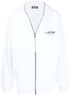 Raf Simons худи Life on Mars с эффектом потертости