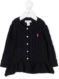 Ralph Lauren Kids кардиган фактурной вязки