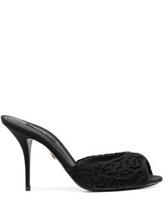 Dolce & Gabbana мюли с вышивкой