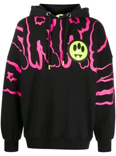 BARROW худи с кулиской и графичным принтом