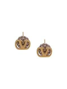 Valentino Garavani серьги с логотипом VLogo