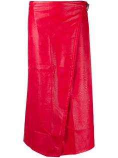 Simon Miller юбка Vega из искусственной кожи