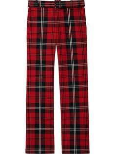 Marc Jacobs клетчатые брюки прямого кроя