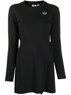 adidas платье мини с оборками