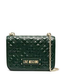 Love Moschino стеганая сумка на плечо с логотипом