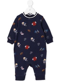 Ralph Lauren Kids боди с длинными рукавами и принтом