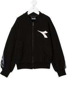 Diadora Junior куртка с длинными рукавами и логотипом