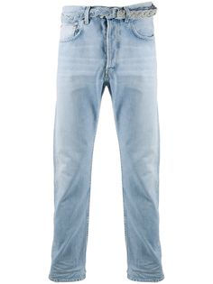 Haikure укороченные джинсы с поясом