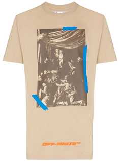 Off-White футболка Caravaggio из коллаборации с Browns 50