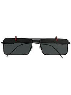 Emporio Armani солнцезащитные очки с откидными линзами