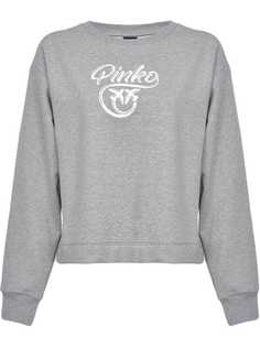 Pinko толстовка с круглым вырезом и логотипом