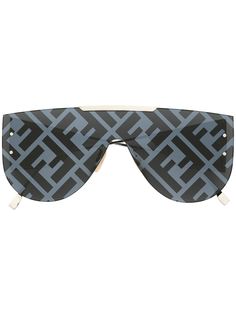 Fendi Eyewear солнцезащитные очки-авиаторы с логотипом