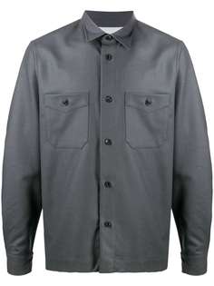 Officine Generale рубашка с длинными рукавами и карманами