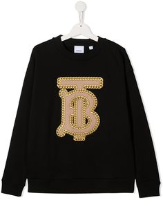 Burberry Kids джемпер с вышитым логотипом