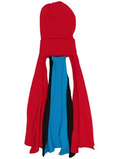 Kiko Kostadinov трикотажная шапка с бахромой