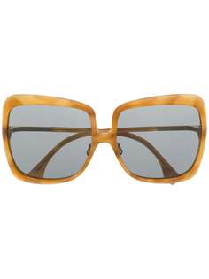 Fendi Eyewear солнцезащитные очки в массивной оправе с затемненными линзами