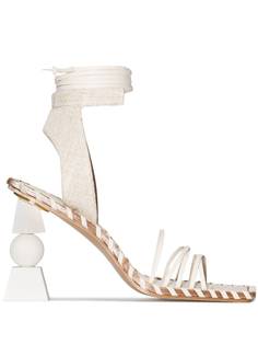 Jacquemus босоножки Valérie 105 с завязками