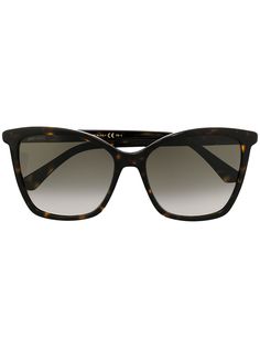 Jimmy Choo Eyewear очки в квадратной оправе черепаховой расцветки