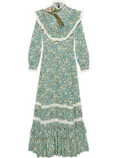 Gucci платье макси Gucci Liberty с цветочным принтом
