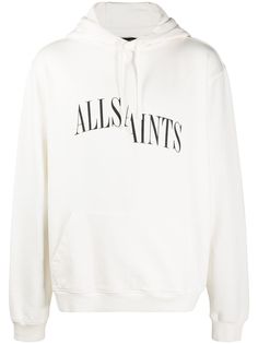 AllSaints худи Drop Out с логотипом и кулиской