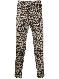 Palm Angels спортивные брюки с леопардовым принтом